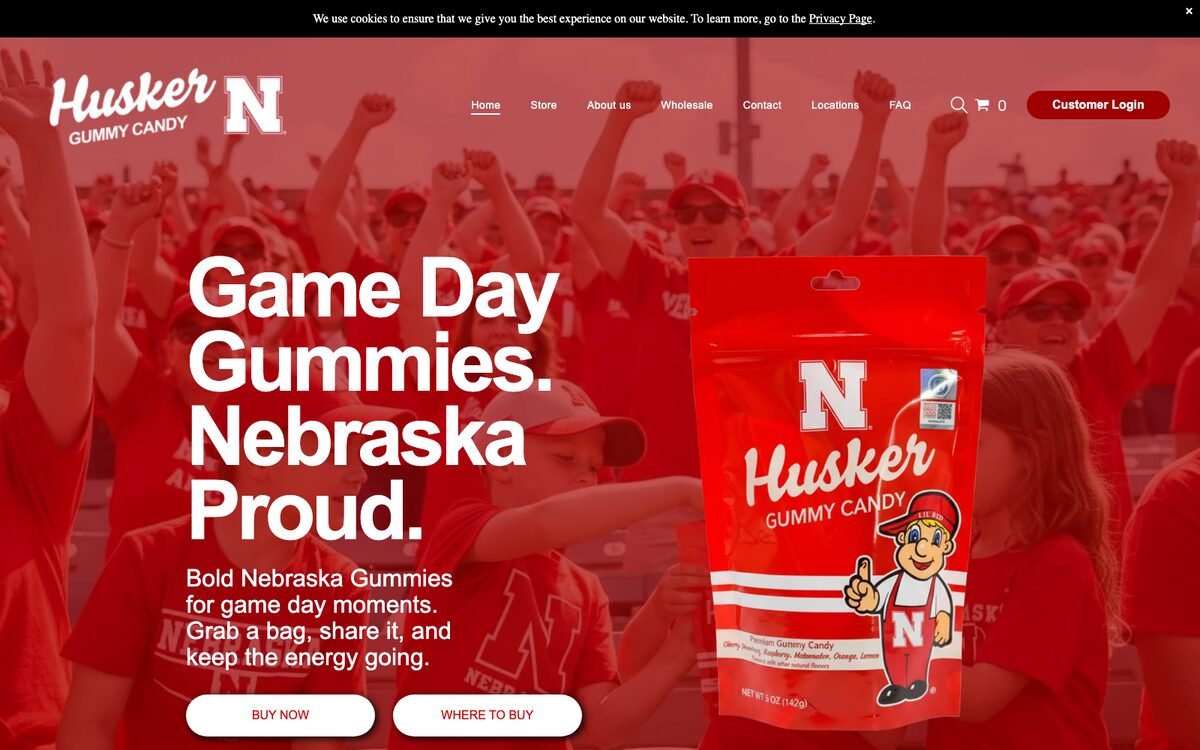 husker gummies